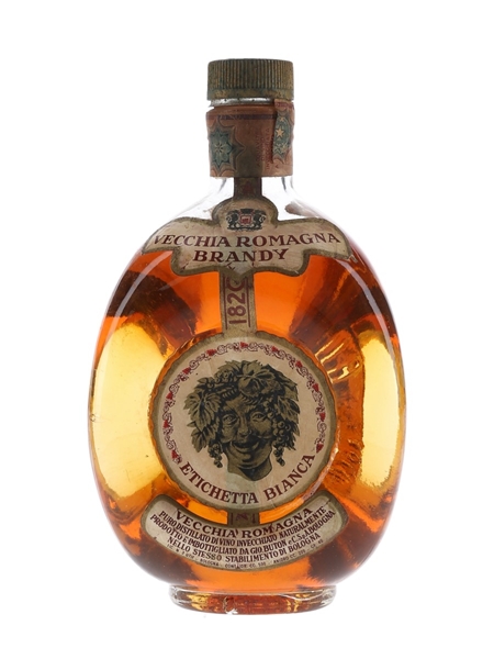 Buton Vecchia Romagna Brandy Etichetta Bianca - Bottled 1970s 75cl / 40%