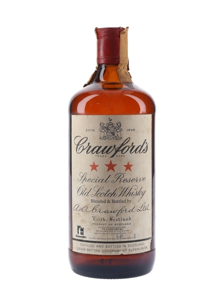 Crawford's 3 Star Bottled 1970s-1980s - Ferraretto 75cl / 40%