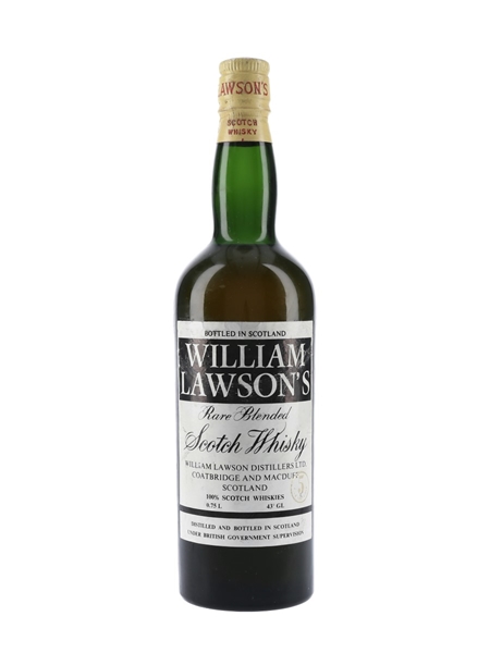 William Lawson's 5 Year Old Rare Blended Bottled 1950s - Martini & Rossi 75cl / 43%