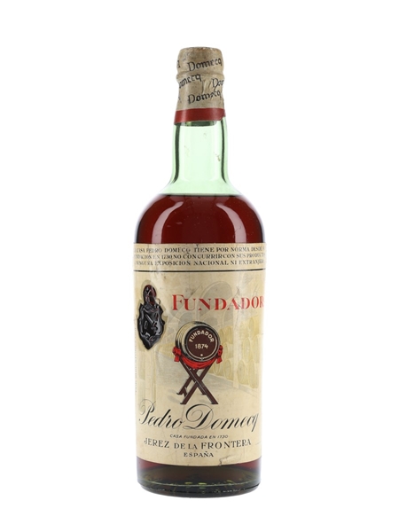 Pedro Domecq Fundador Brandy Bottled 1960s 75cl