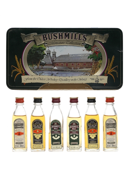 Bushmills Miniature Collection Presentation Tin 6 x 5cl / 40%