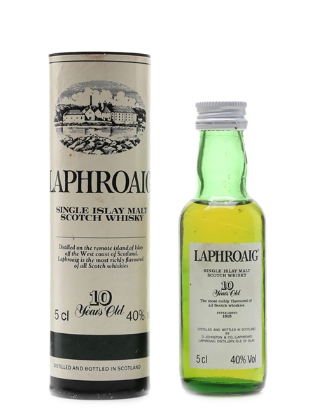 Laphroaig 10 Year Old Bottled 1990s - Pre Royal Warrant 5cl / 40%