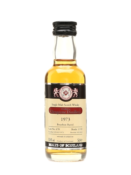 Glengoyne 1973 Bottled 2010 - Malts Of Scotland 5cl / 50.4%