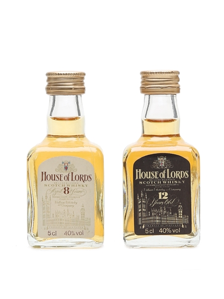 House Of Lords 8 Year Old & 12 Year Old 2 x 5cl / 40%