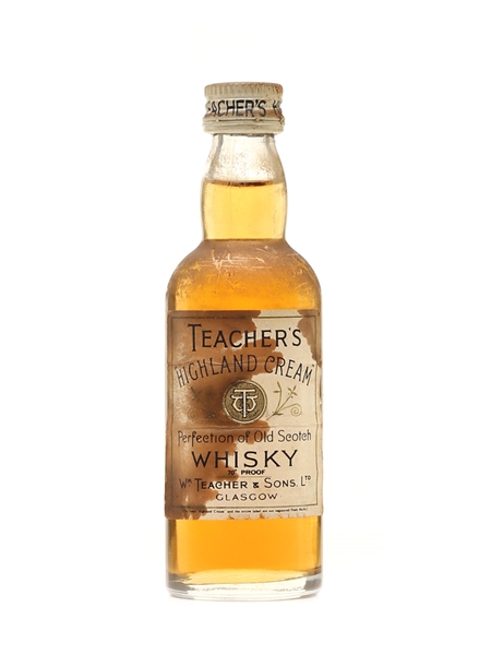 Teacher's Highland Cream Bottled 1960s 5cl / 40%