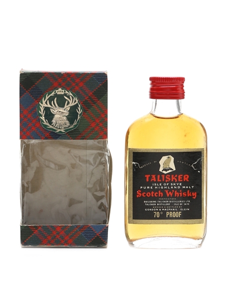 Talisker - Gordon & MacPhail Bottled 1970s - Black Label Gold Eagle 5cl / 40%