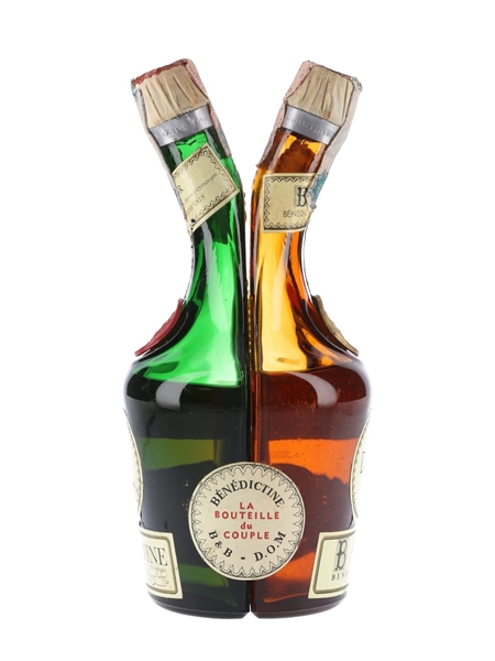 Benedictine Liqueur Two Part Bottle Bottled 1970s 100cl / 43%