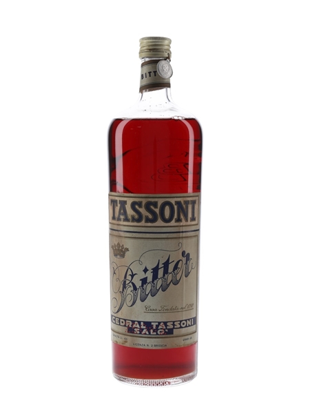 Tassoni Bitter Bottled 1950s 100cl / 25%