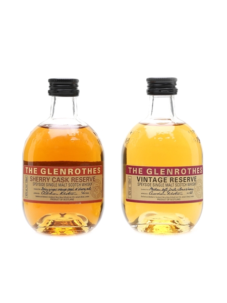 Glenrothes Vintage Reserve & Sherry Cask Reserve  2 x 10cl / 40%