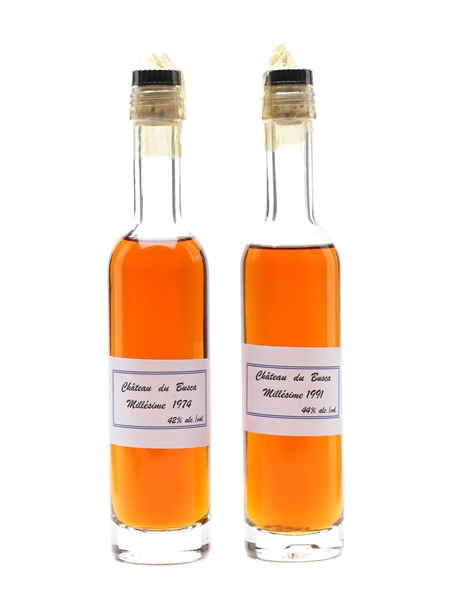 Chateau Du Busca 1974 & 1991 Press Samples 2 x 10cl