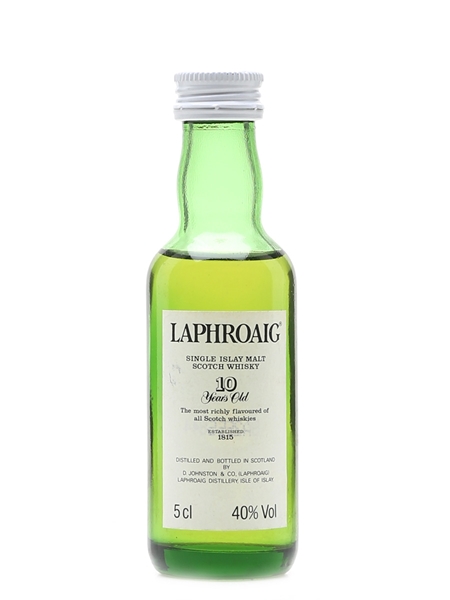 Laphroaig 10 Year Old Bottled 1990s - Pre Royal Warrant 5cl / 40%