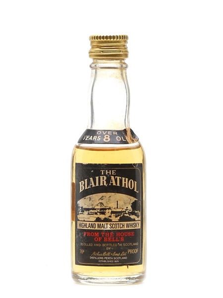 Blair Athol 8 Year Old Bottled 1970s 5cl / 40%