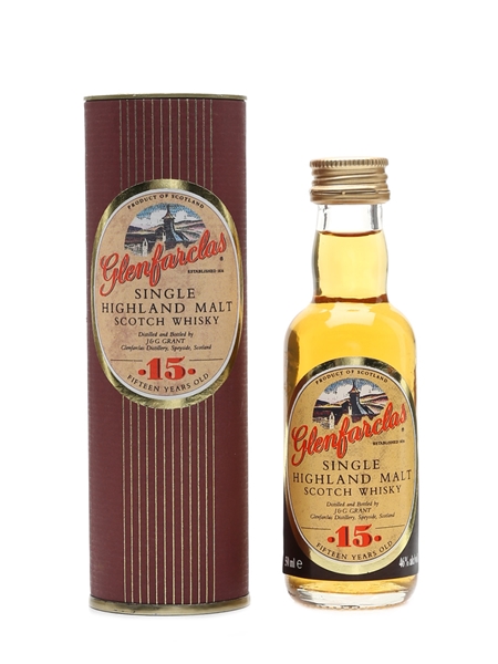 Glenfarclas 15 Year Old Bottled 1990s 5cl / 46%