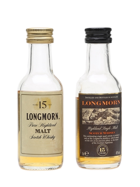 Longmorn 15 Year Old  2 x 5cl