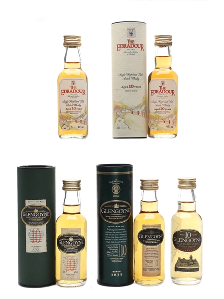 Edradour & Glengoyne 10 Year Old  5 x 5cl