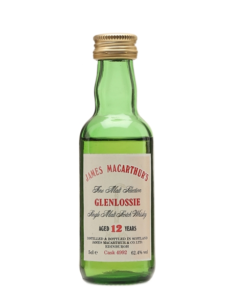 Glenlossie 12 Year Old Single Cask James MacArthur's 5cl / 62.4%