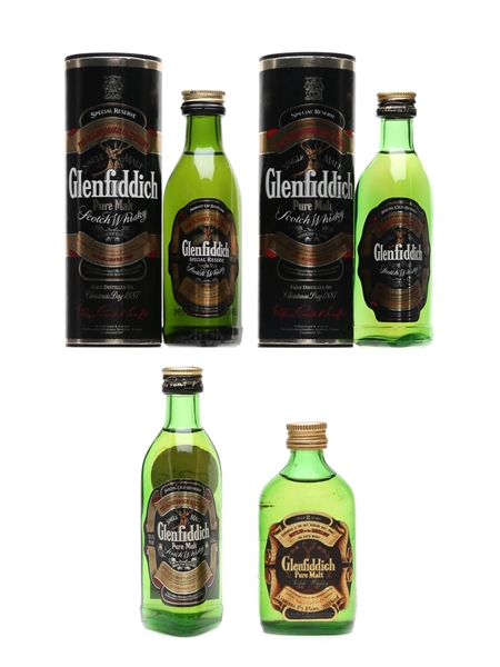 Glenfiddich Pure Malt  4 x 5cl