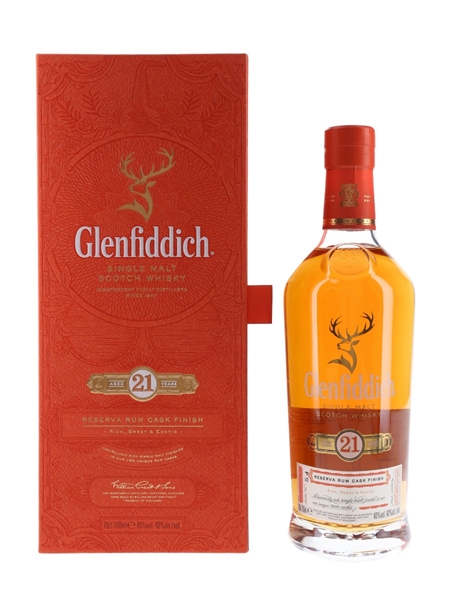 Glenfiddich 21 Year Old Reserva Rum Cask Finish 70cl / 40%