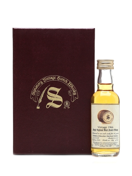 Macallan Glenlivet 1966 30 Year Old Bottled 1996 - Signatory Vintage 5cl / 51.6%