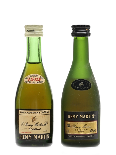 Remy Martin VSOP Bottled 1960s &1980s 2 x 5cl / 40%