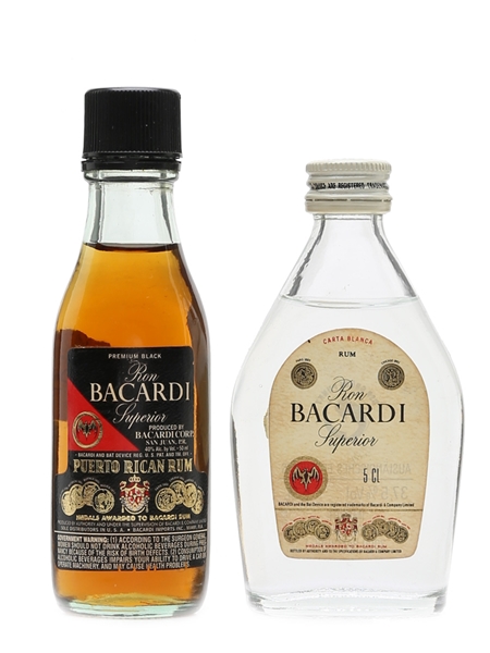 Bacardi Ron Superior  2 x 5cl