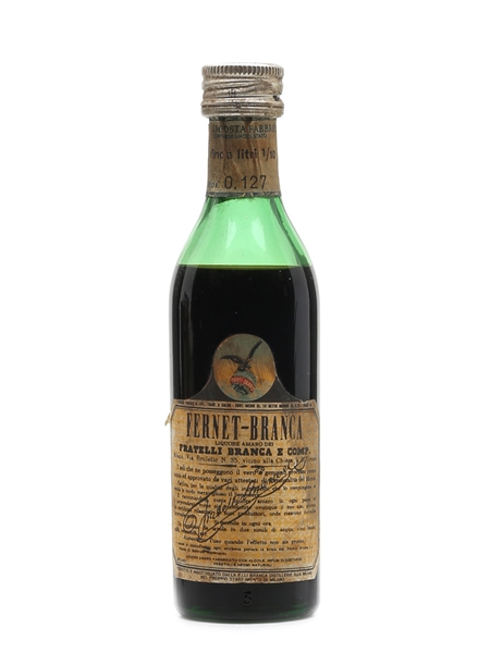 Fernet Branca Bottled 1960s 10cl / 45%