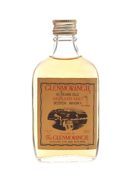 Glenmorangie 10 Year Old Bottled 1970s 5cl / 40%