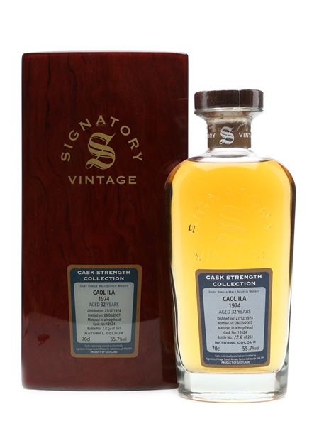 Caol Ila 1974 32 Year Old Bottled 2007 - Signatory Vintage 70cl