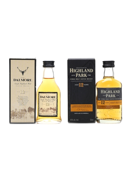 Dalmore & Highland Park 12 Year Old 2 x 5cl / 43%