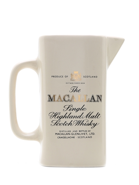 Macallan Water Jug Made 1970s-1980s - Giovinetti 17cm x 9cm x 9cm