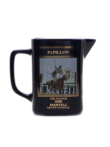 Martell Grand National Water Jug 2000 Papillon 15cm x 17cm x 8cm