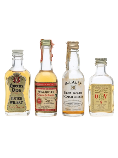 4 x Blended Scotch Whisky Miniatures 