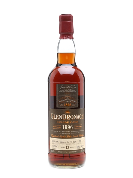 Glendronach 1996 (cask in a van) #209 13 Years Old First Edition 70cl