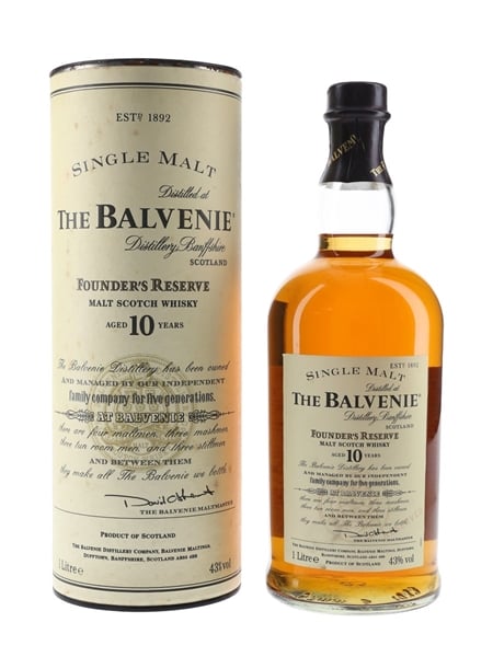 Balvenie 10 Year Old Founder's Reserve 100cl / 43%