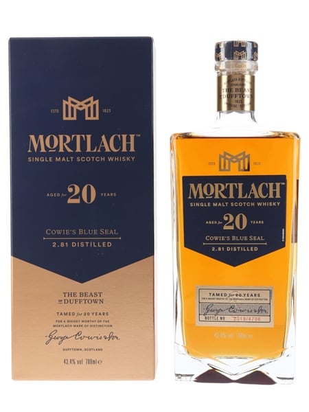 Mortlach 20 Year Old Cowie's Blue Seal 70cl / 43.4%