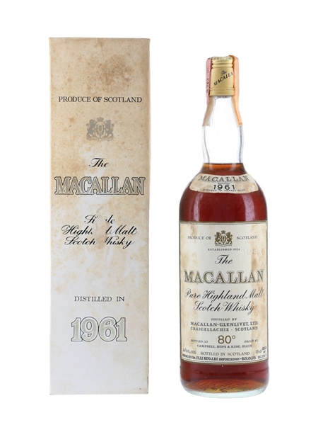 Macallan 1961 Campbell, Hope & King Bottled 1970s - Rinaldi 75cl / 46%