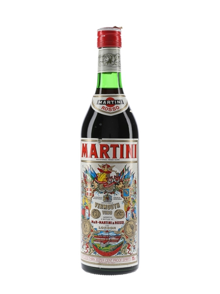 Martini Rosso Vermouth Bottled 1970s 75cl / 17%