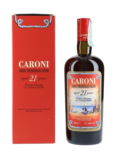 Caroni 1996 21 Year Old Extra Strong Trinidad Rum Bottled 2017 - Velier 70cl / 57.18%