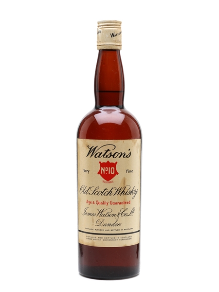 Watson's No.10 Bottled 1960s - James Watson & Co. 75cl