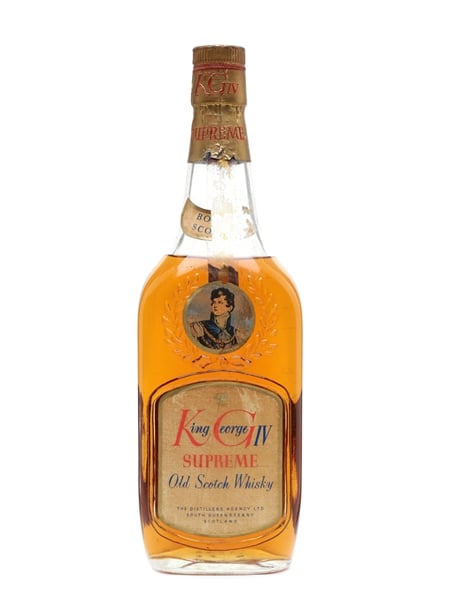 King George IV Supreme Bottled 1960s - The Distillers Agency 75cl