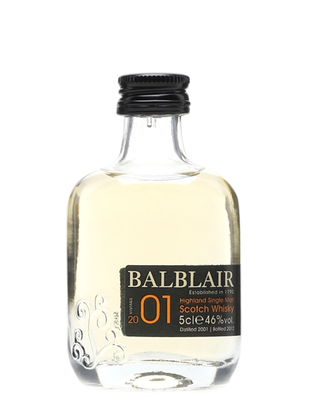 Balblair 2001 Bottled 2012 - 1st Release 5cl / 46%