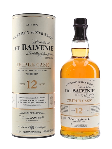 Balvenie 12 Year Old Triple Cask 100cl / 40%