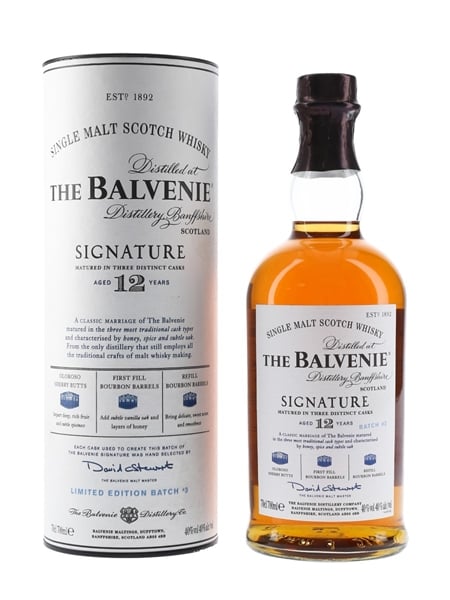 Balvenie 12 Year Old Signature Batch 3 70cl / 40%