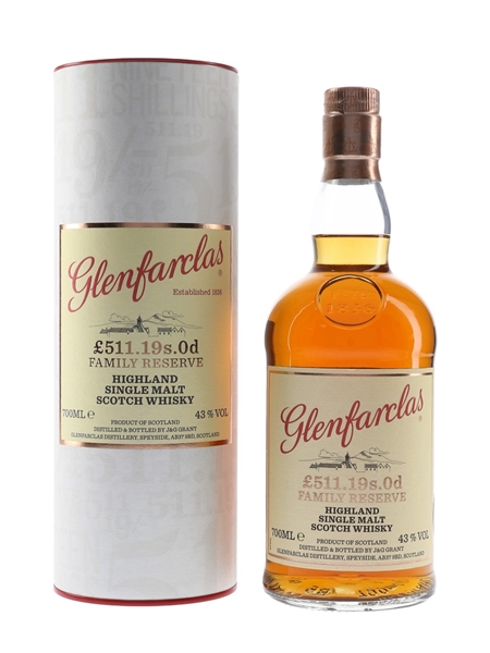 Glenfarclas £511.19s.0d Family Reserve 70cl / 43%