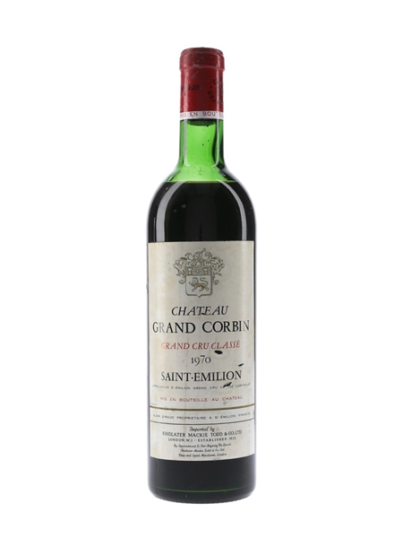 Chateau Grand Corbin 1970 Grand Cru Classe - Saint Emilion 75cl