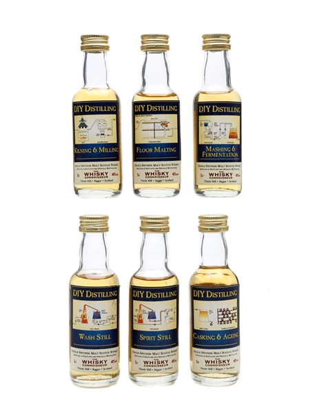 'DIY Distilling' Collection The Whisky Connoisseur 6 x Miniatures