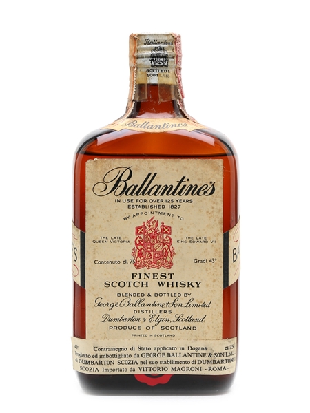 Ballantine's Finest Bottled 1950s - Vittorio Magroni 75cl / 43%