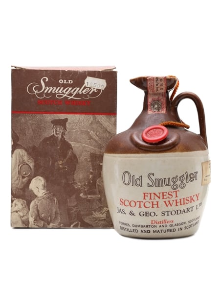 Old Smuggler Finest Scotch Whisky Bottled 1970s Ceramic Decanter 75cl / 40%