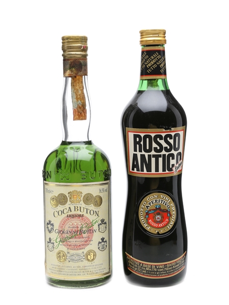 Coca Buton & Rosso Antico Liqueur 70cl & 75cl