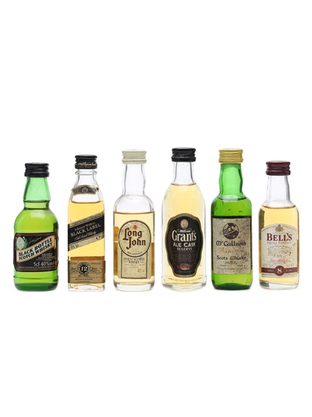 6 x Blended Scotch Whisky Miniatures 